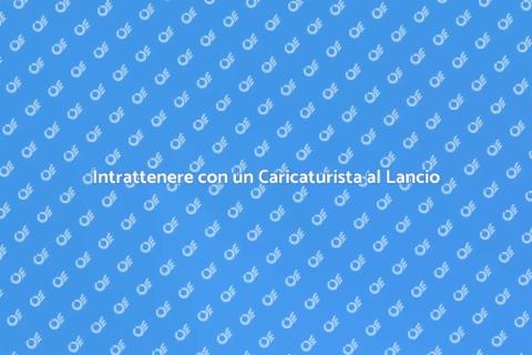 Caricaturista per Lancio di Prodotto