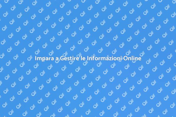 Diventa Maestro nella Gestione delle Info