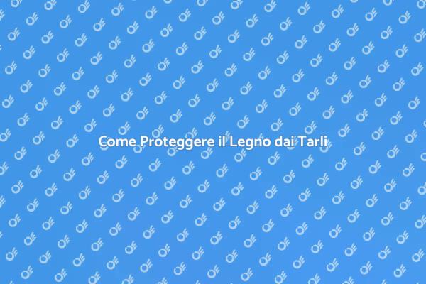 Evita la Diffusione dei Tarli in Casa