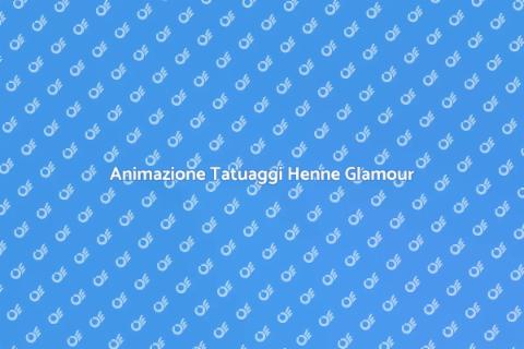 Tatuaggi Henne per Eventi Glamour