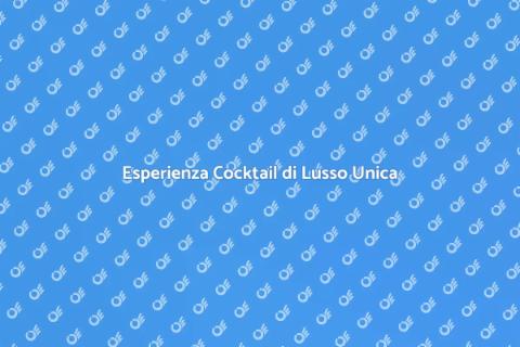 Cocktail di Lusso: Consulenza Design