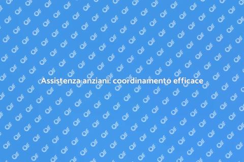 Coordinamento cure anziani a domicilio