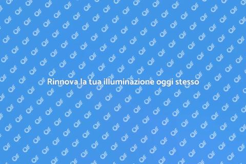 Aggiorna il tuo sistema di illuminazione