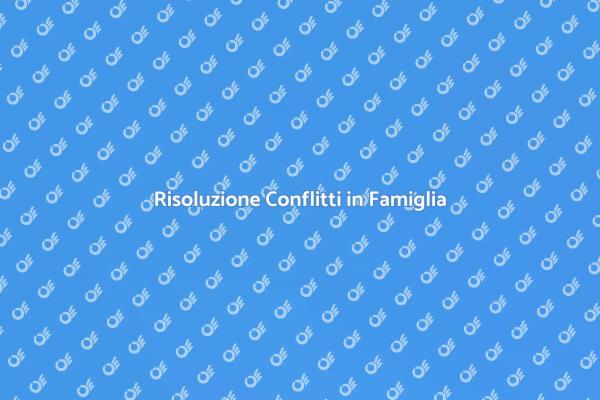 Creare Armonia con il Mediatore Familiare