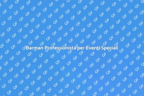Assumere un Barman Professionista