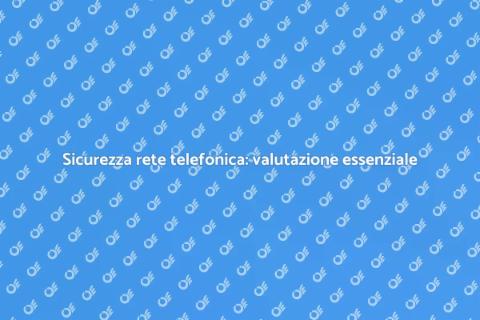 Valutazione rete telefonica ESI