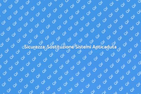 Sostituire Sistemi Anticaduta Sicuri