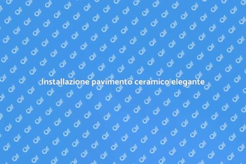 Pavimento in ceramica effetto marmo