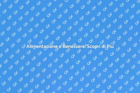 Controllo Dietetico per il Benessere