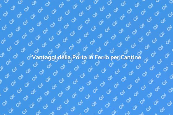 Porta in Ferro: Scelta di Sicurezza
