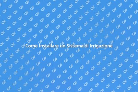 Irrigazione Giardino: Guida alla Installazione