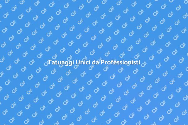 Esplora i Nostri Servizi di Tatuaggio