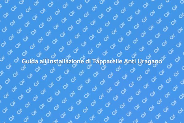 Tapparelle Anti Uragano: Protezione Efficace
