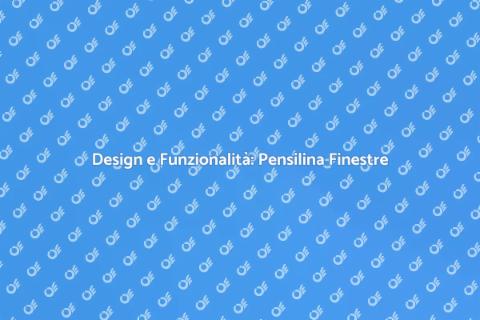 Pensilina per Finestre Moderna e Design