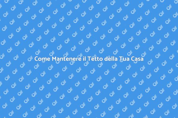 Manutenzione Tetto: Proteggi la Tua Casa