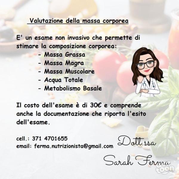 Dott.ssa Sarah Ferma-Biologa Nutrizionista - Foto 4