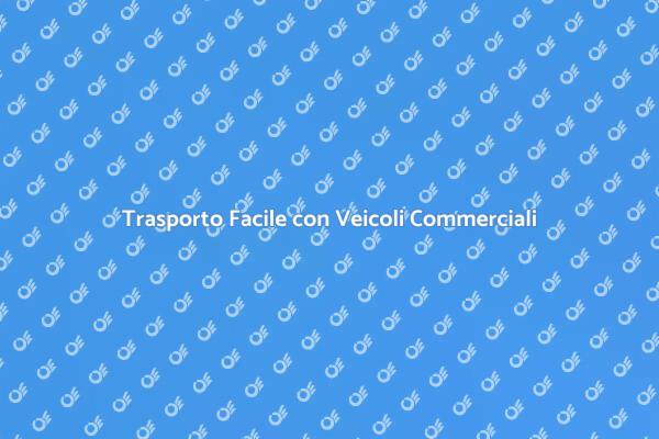 Semplifica il Trasporto con un Veicolo