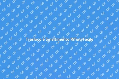 Trasloco con Smaltimento Rifiuti