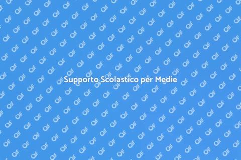 Assistenza Studio per Scuole Medie