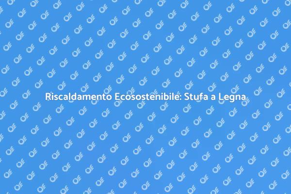 Calore Eco-Friendly: Stufa a Legna