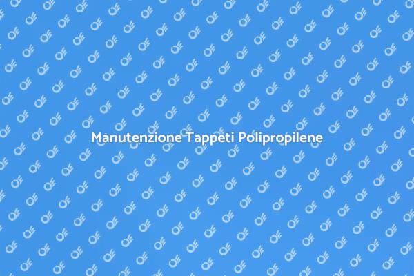 Come Pulire i Tappeti in Polipropilene