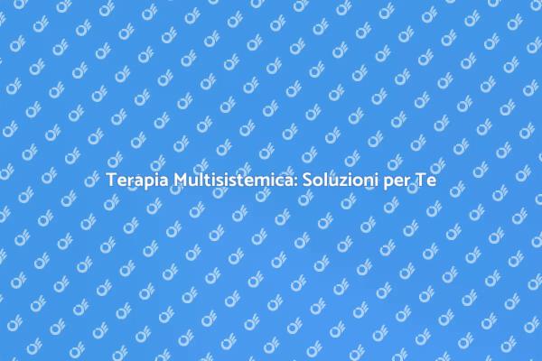 Scopri la Terapia per il Benessere