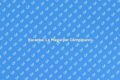 Noleggio Karaoke per Feste Bambini