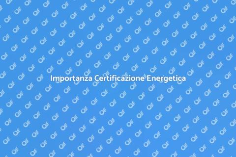 Certificazione Energetica Caldaia