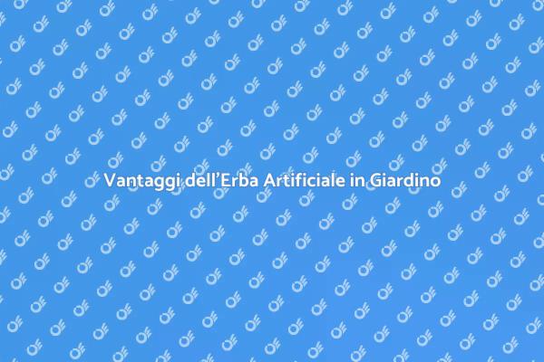 Erba Artificiale: La Scelta Verde