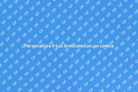 Incidere un codice su un bracciale