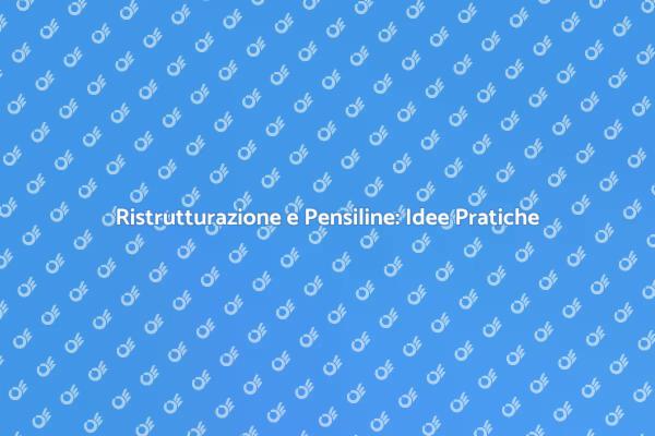 Ristrutturazione e Pensiline: Guida Pratica
