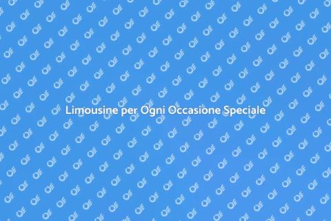 Affittare Limousine per Eventi Speciali