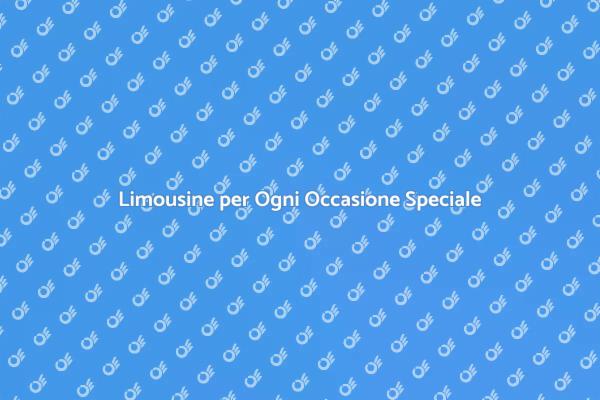 Limousine: Il Tocco di Lusso per Eventi
