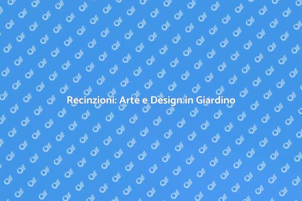 Arte per Migliorare le Recinzioni