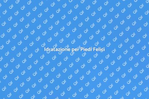 Trattamento Idratante per i Piedi