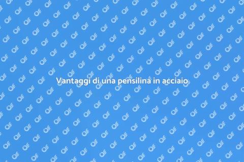 Pensilina in acciaio per balconi