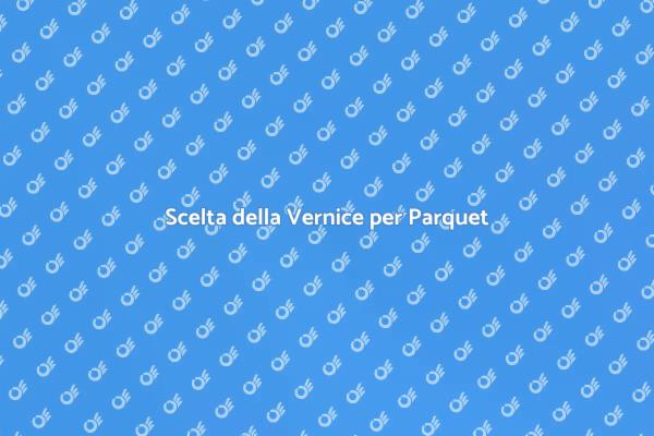 Proteggi il tuo Parquet Prefinito