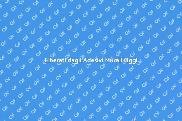 Rimozione Facile di Adesivi Murali