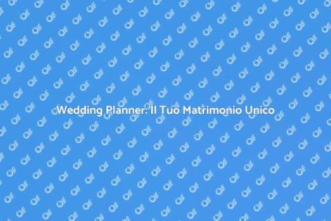 Matrimoni Tematici: Assistenza Professionale