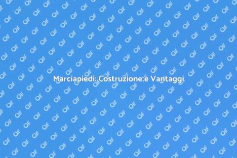 Costruzione Marciapiede: Guida Completa