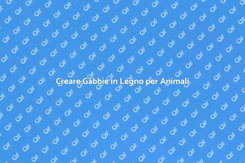Gabbie in Legno per Animali Domestici