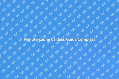 Manutenzione Caldaia Murale Essenziale