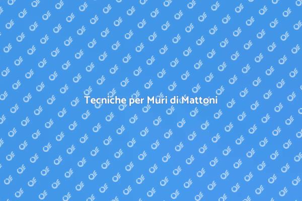 Costruzione di Muri in Mattoni