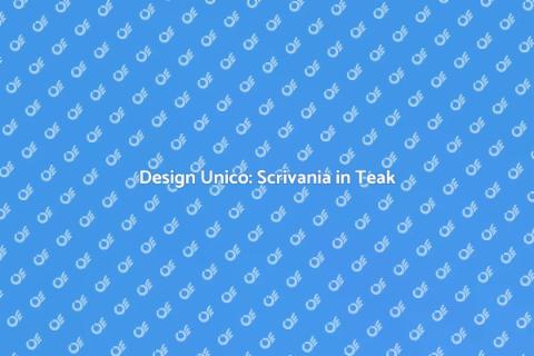 Scrivania Su Misura in Teak