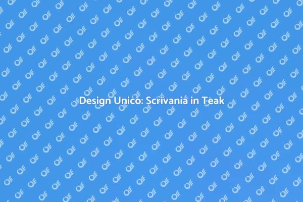 Scrivania in Teak: Design e Funzionalità