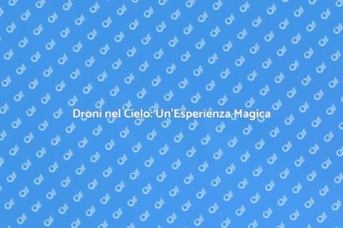 Spettacolo di Droni: Emozioni nel Cielo