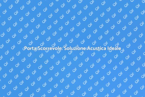 La Magia della Porta Scorrevole