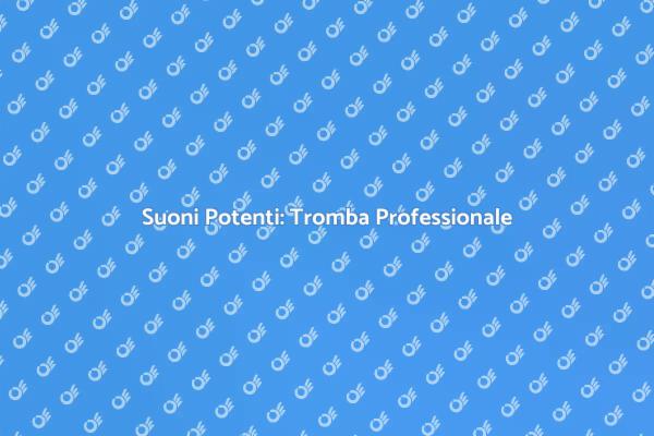 Il Fascino della Tromba Professionale