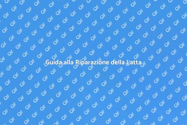 Come Riparare una Latta Arrugginita