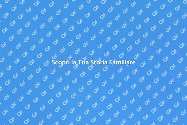Esplora le Tue Origini Familiari